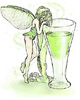 Absinthe Fairy Glass