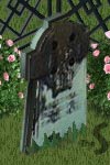 gothic grave stone