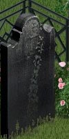 gothic grave stone