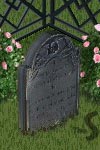gothic grave stone