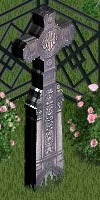 gothic grave stone