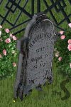 gothic grave stone