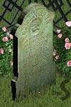 gothic grave stone