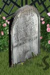 gothic grave stone