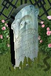 gothic grave stone