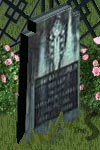 gothic grave stone