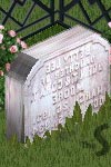 gothic grave stone
