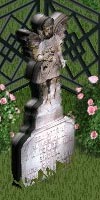 gothic grave stone